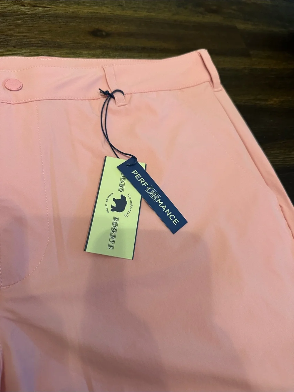 Light Pink Performance - Harris Golf Shorts from Onward Reserve